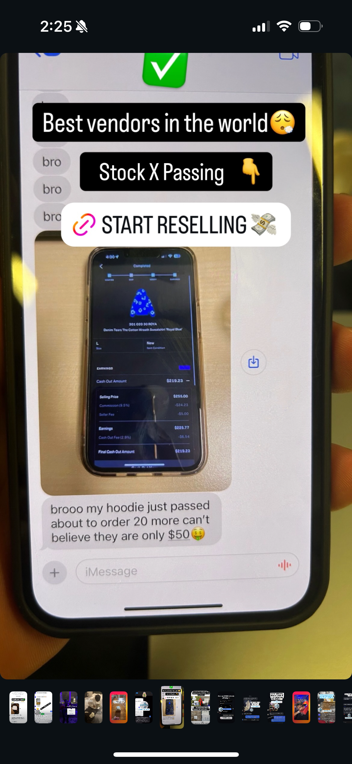 StockX passing and reselling success